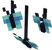 Подвесные светильники в виде голубых бабочек