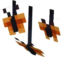 Подвесные светильники в виде оранжевых бабочек