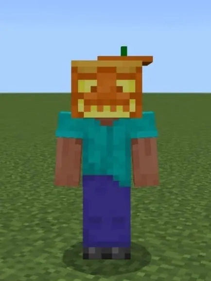 Голова в виде тыквы