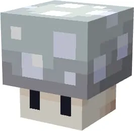 Светло-серый светящийся гриб