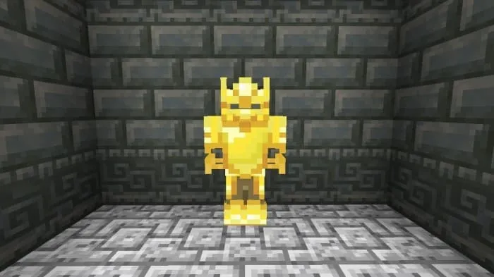 Новый вид золотой брони