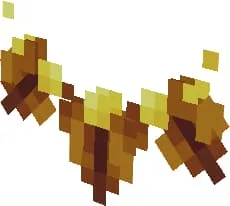 Гирлянда в виде оранжевых листьев