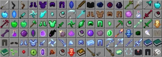 Новые предметы и оружие