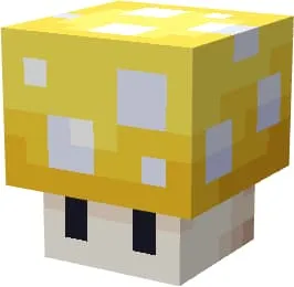 Желтый светящийся гриб