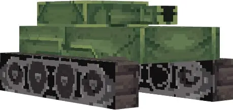 Танк зеленый