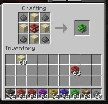 Крафт зёленого TNT