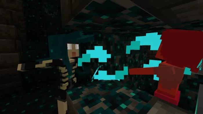 Анимация атаки вардена девушки