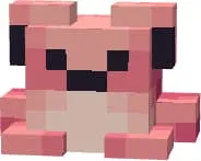 Светло-розовая светящийся лягушка