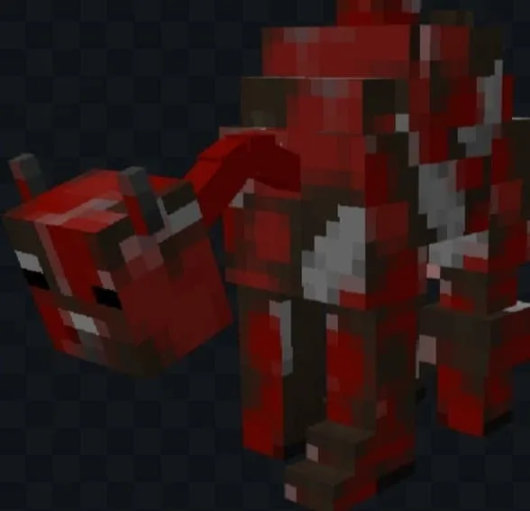 Корова в форме монстра