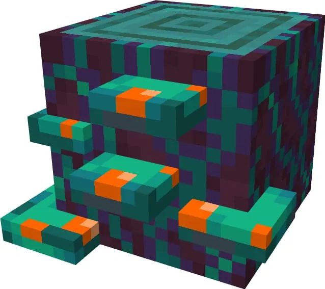 Грибы на искаженном бревне