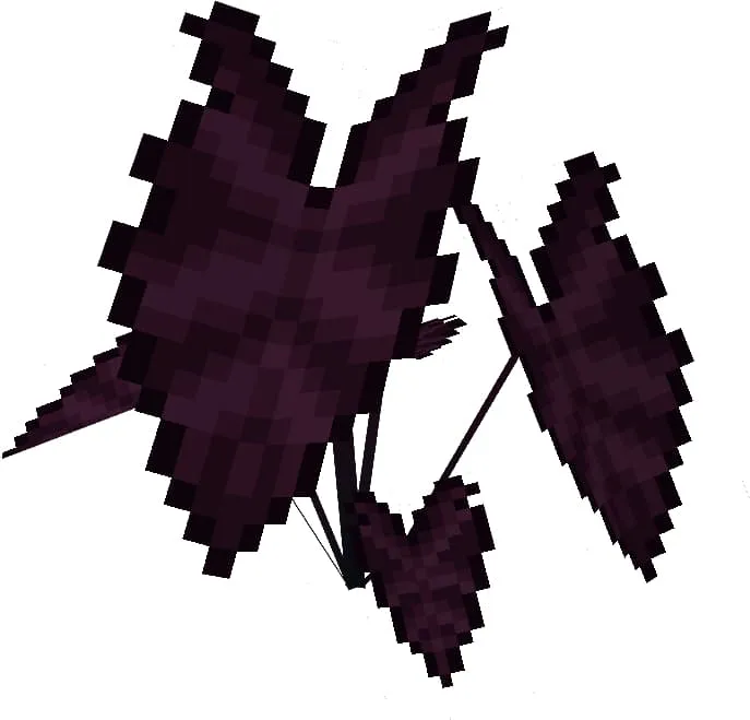 Темный куст вишневой рощи