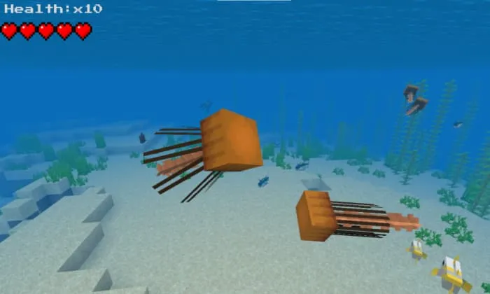 Оранжевые медузы