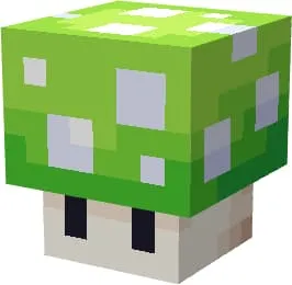 Лаймовый светящийся гриб