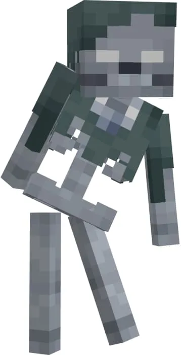 Скелет со мхом