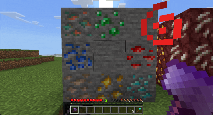 Разрушений руда молотом на шелковое касание