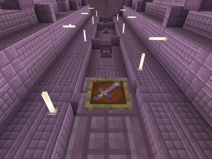 Пурпурный меч в рамке