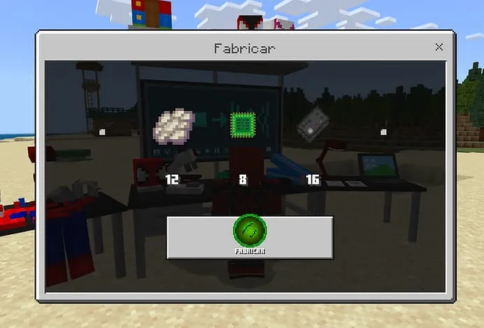 Материалы для создания определённой способности