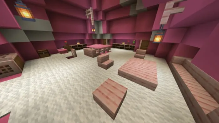 Второй этаж коттеджа с уютной обстановкой