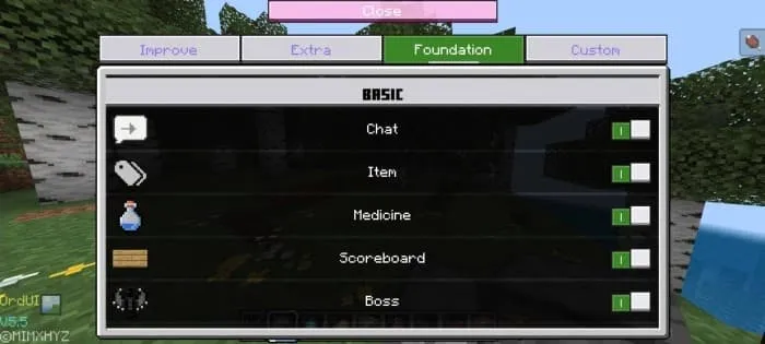 Основное игровое меню с переработанным внешним видом