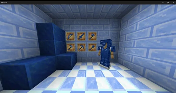 Jружие, инструменты и броня из лазурита