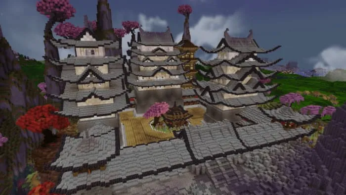 Главная пагода города — центральная точка карты с уникальным дизайном и отделкой