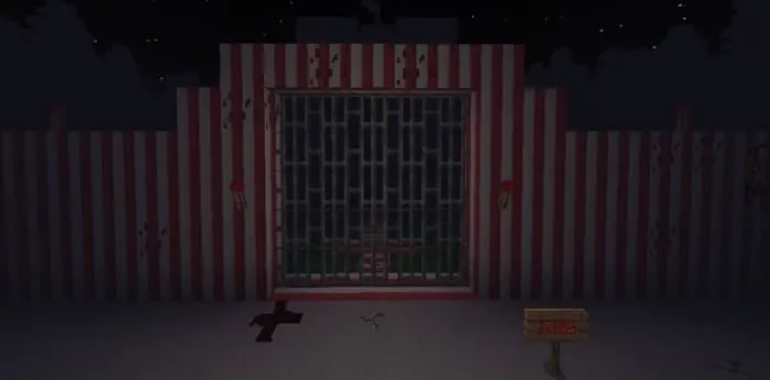 Вход в заброшенный цирк