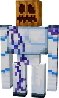 Ледяной голем — враждебный моб с массивным телом изо льда