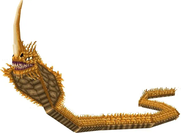 Пылающий варбат — огненный монстр с рёвом и взрывом пламени