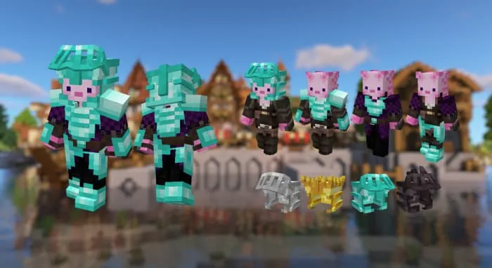 Переработанные 3D-модели брони и шлемов с уникальным дизайном и отделкой