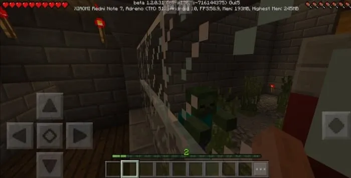 Толпа зомби за стеклом