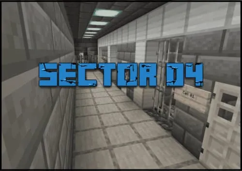 Сектор 04 — камера заключённых в Minecraft-карте с побегом из тюрьмы