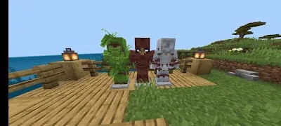 Три комплекта брони из мода MC ARK PRIMITIVE