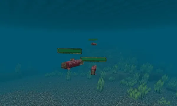 Полоска здоровья у рыбы в воде