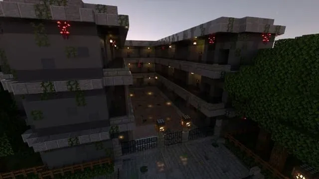 Вид на дом с квартирами