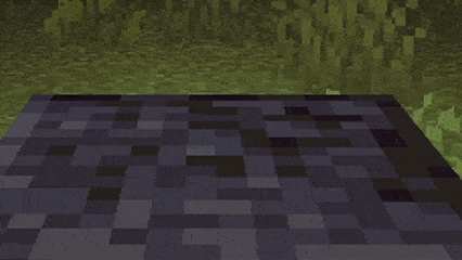 Капли дождя падают на блок