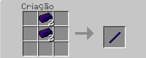 Крафт обсидиановой палочки