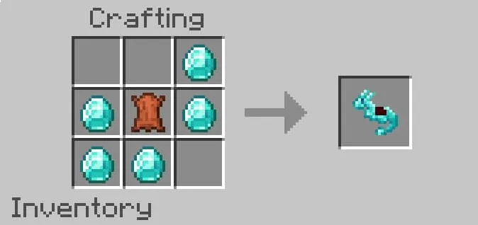 Крафт алмазной брони Виверны