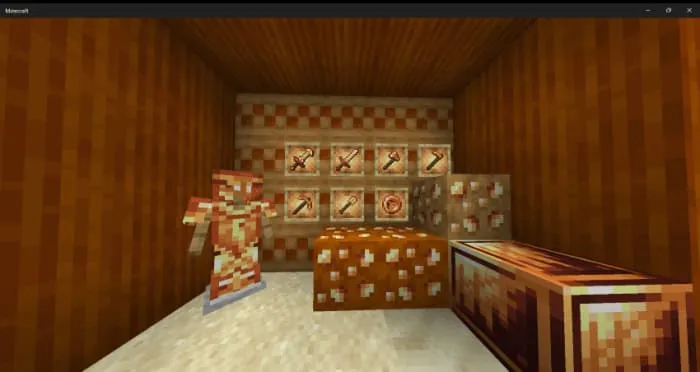 Янтарные блоки, броня и орудия