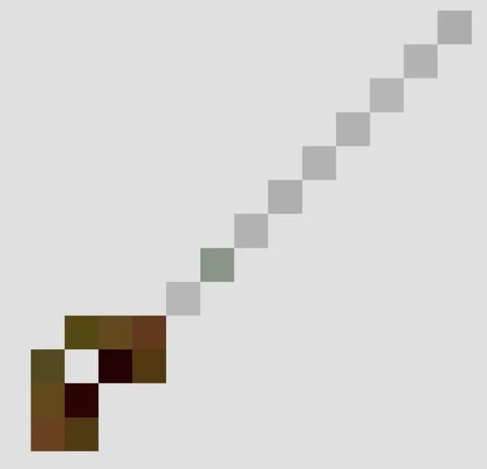 Рапира с деревяной рукоятью