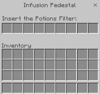 Слот для фильтра зелий