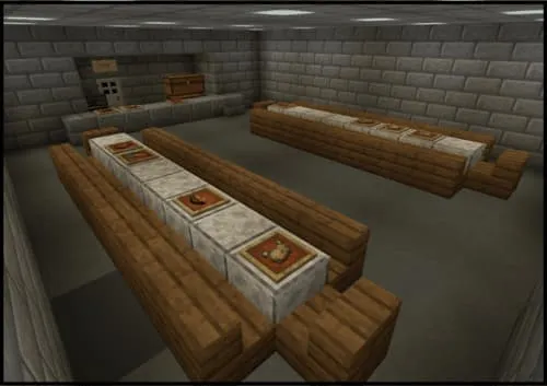 Столовая в тюрьме — интерьер сектора 05