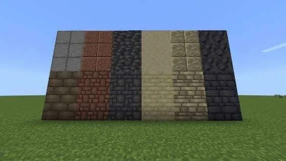 Виды тесаного камня