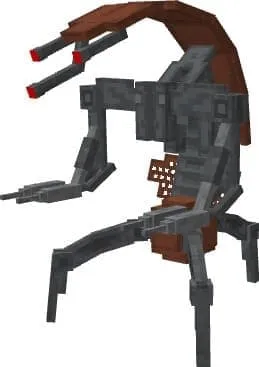 Опасная Дройдека со щитом в моде General Grievous для Minecraft