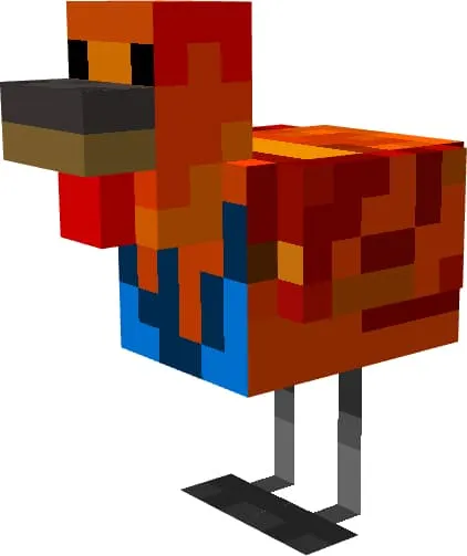 Ярко-рыжий петух