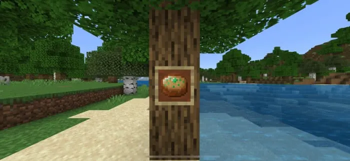 Тотем бессмертия в виде торта с зелёной посыпкой