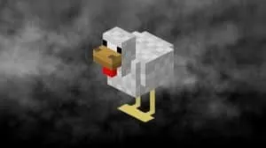 Белая курица в загадочном тумане