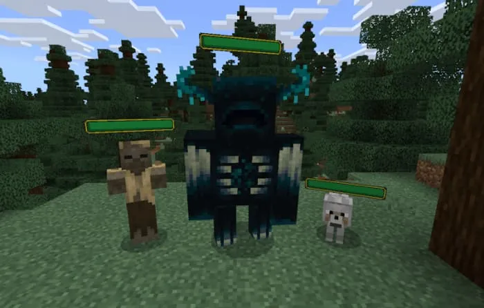 Полоска здоровья у вардана, отображающая большой запас жизней