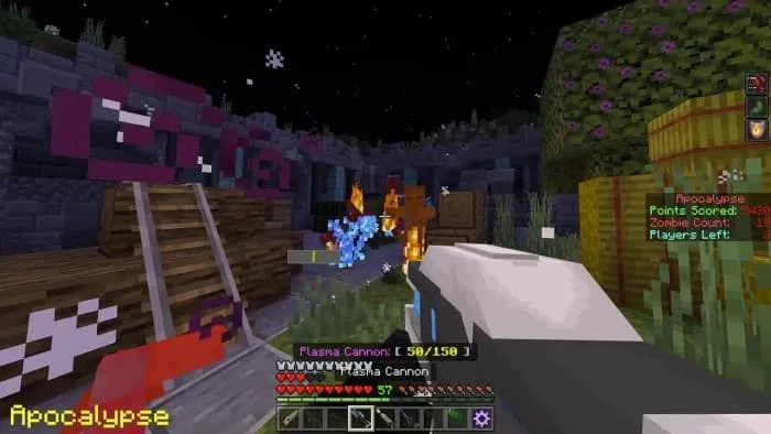 Игроки зарабатывают очки, уничтожая зомби разной силы