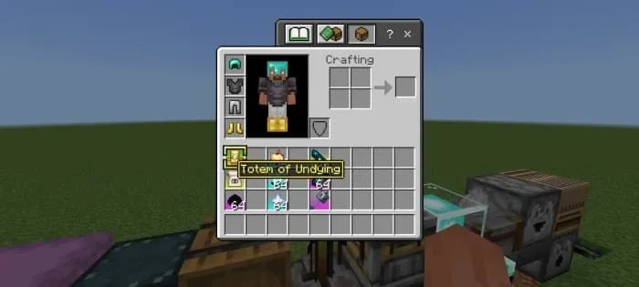 Тотем бессмертия с визуальной подсветкой редкости