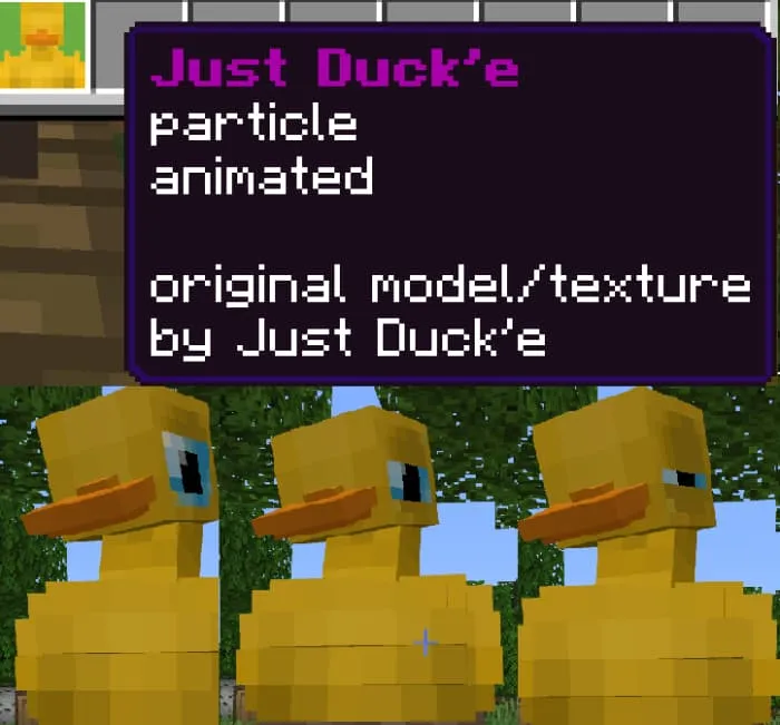 Анимированный косметический предмет в действии